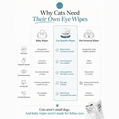 Cat Eye Wipes – Removes & Prevents Tear Stains