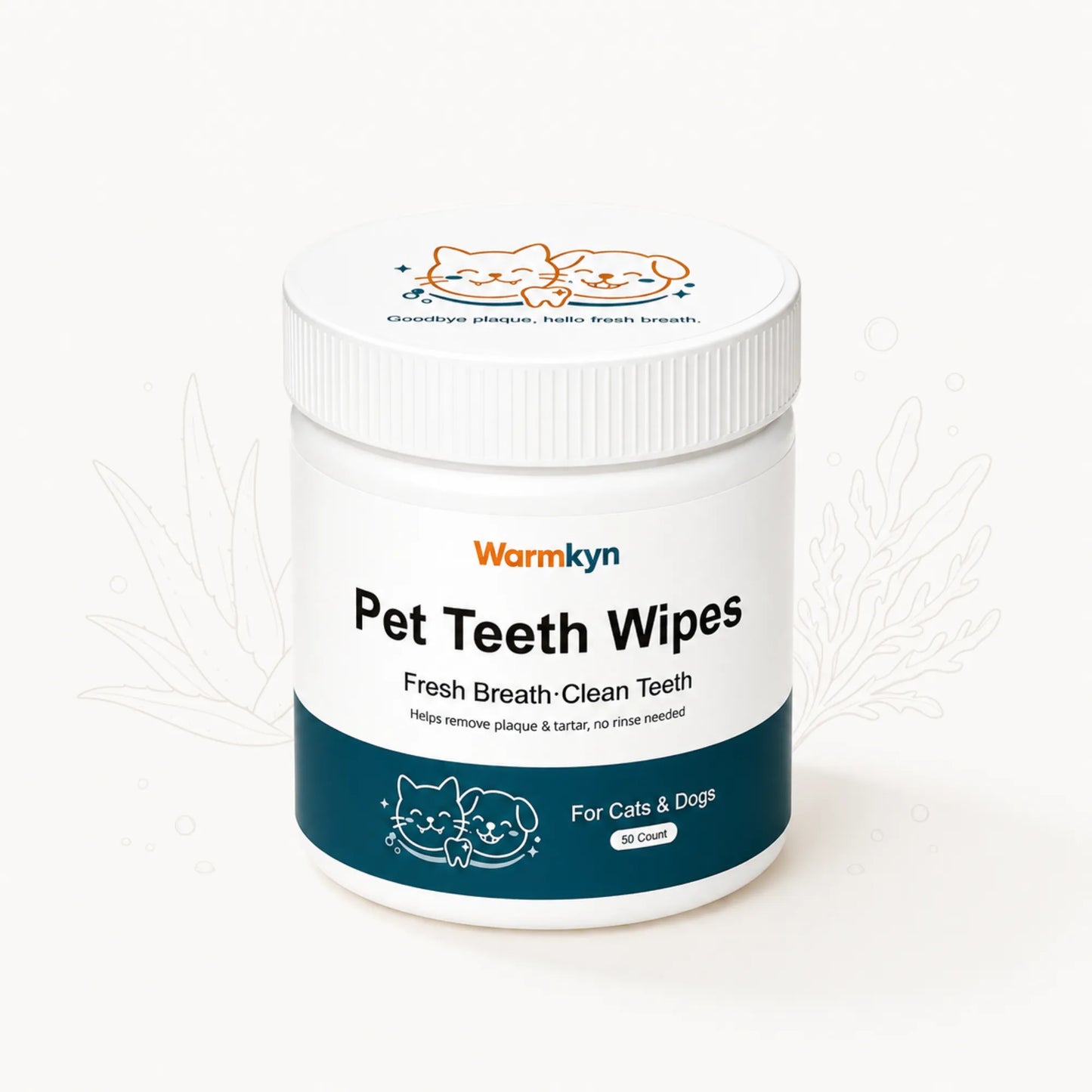 Natural, Odor-Fighting Pet Dental Wipes – Even for Brushing Haters
