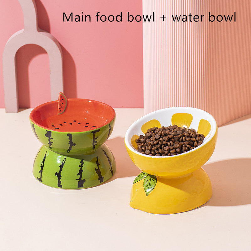Main food bowl water bowl