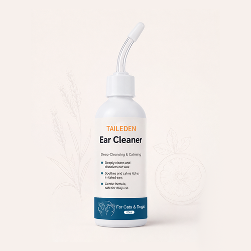 Natural, Alcohol-Free Pet Ear Cleaner – Soothes Itchy Ears & Removes Wax