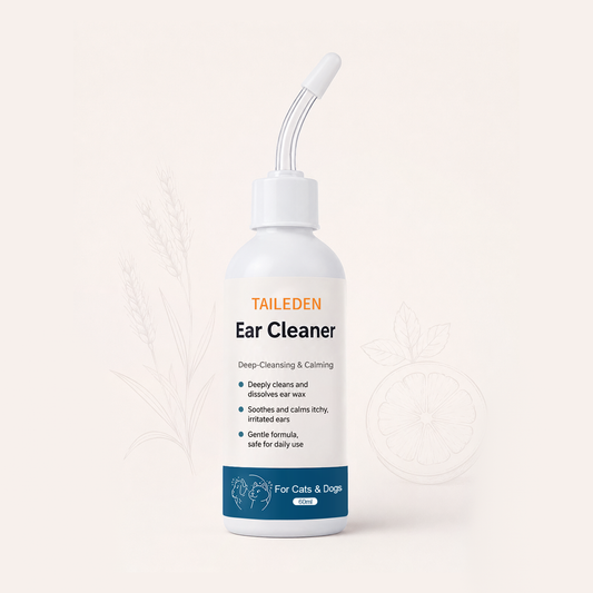 Natural, Alcohol-Free Pet Ear Cleaner – Soothes Itchy Ears & Removes Wax