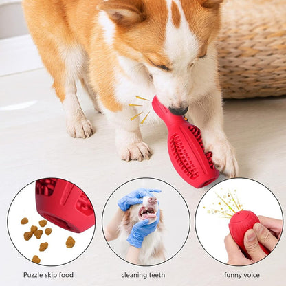 Bowling Ball Shaped Dog Chew Toy