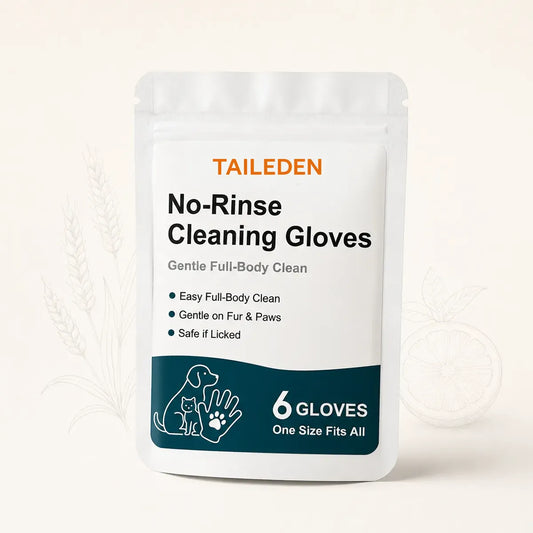 Gentle No-Rinse Pet Cleaning Gloves – Even for Bath-Hating Pets